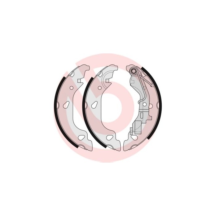 BREMBO Bremsbackensatz S23521