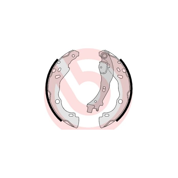 BREMBO Bremsbackensatz S23523