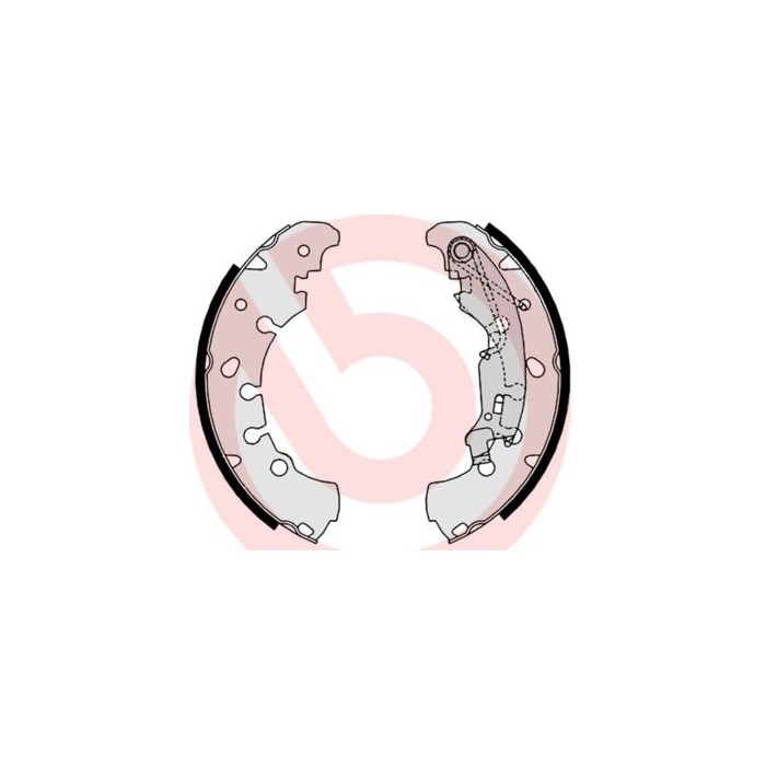 BREMBO Bremsbackensatz S23530