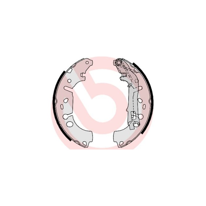 BREMBO Bremsbackensatz S23531