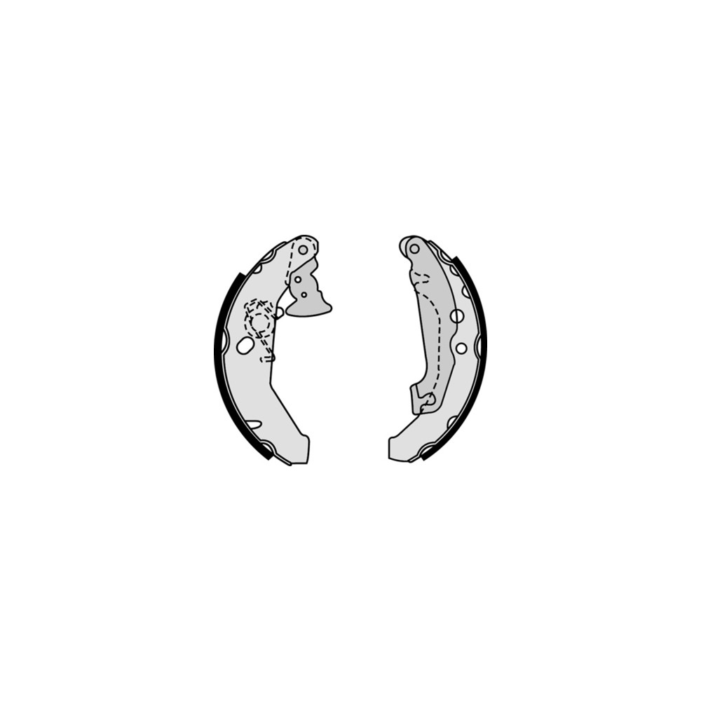 BREMBO Bremsbackensatz S24518