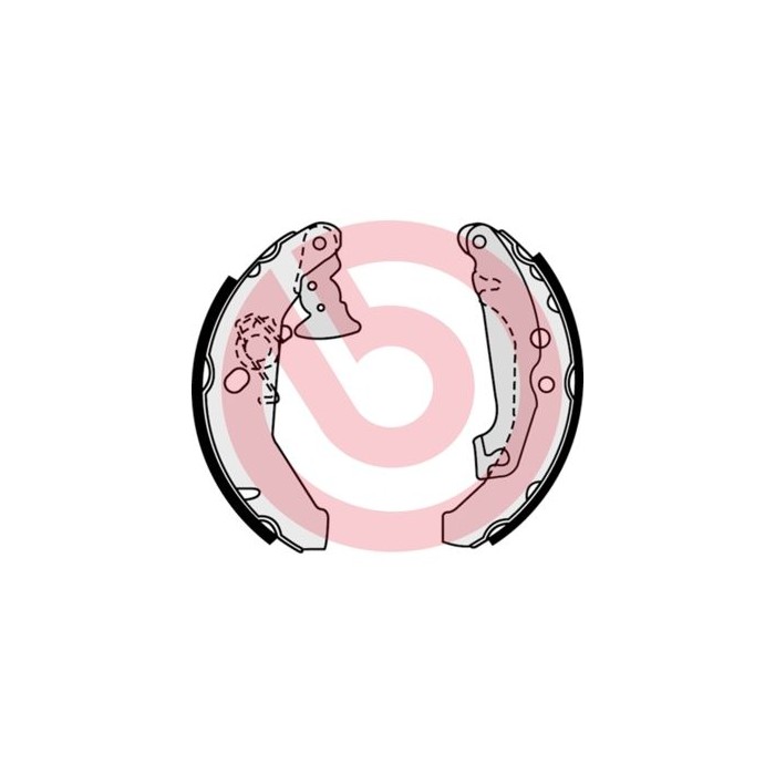 BREMBO Bremsbackensatz S24518