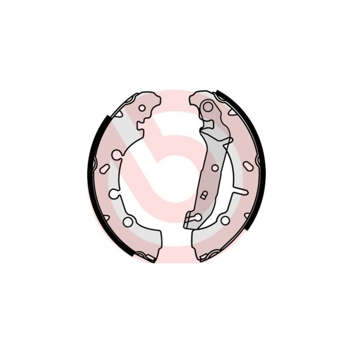 BREMBO Bremsbackensatz S24532