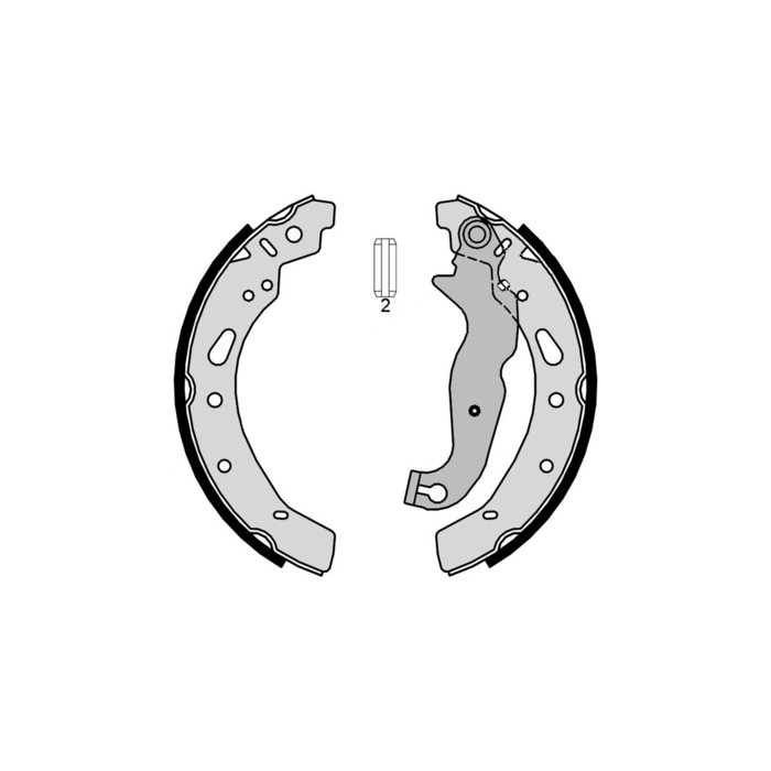BREMBO Bremsbackensatz S24540