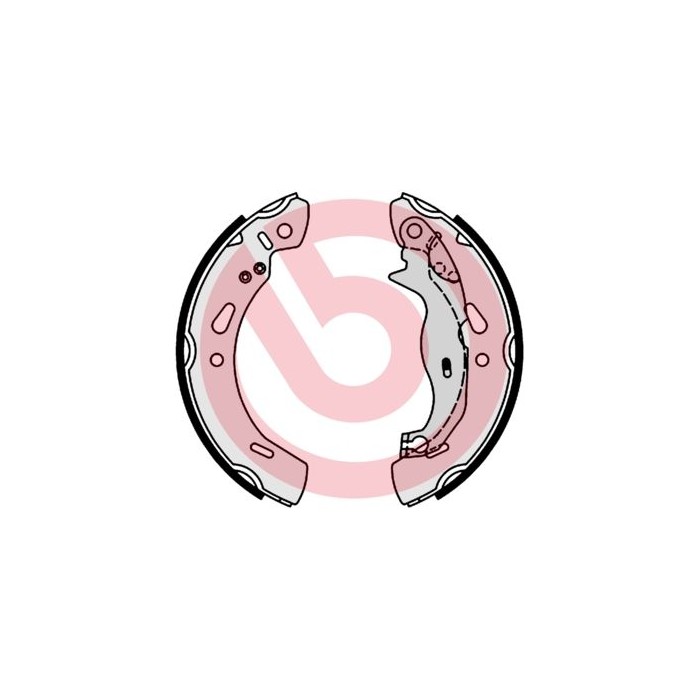 BREMBO Bremsbackensatz S24548