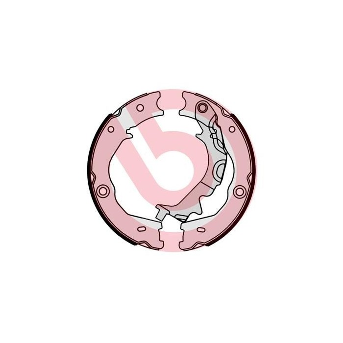 BREMBO Bremsbackensatz, Feststellbremse S30540