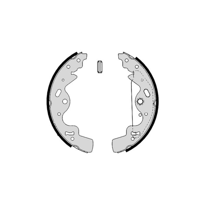 BREMBO Bremsbackensatz S44506