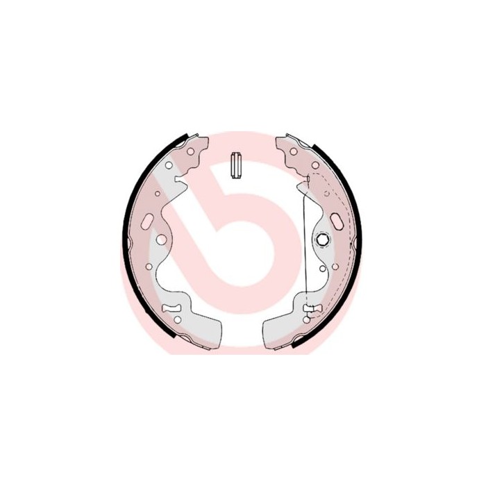 BREMBO Bremsbackensatz S44506