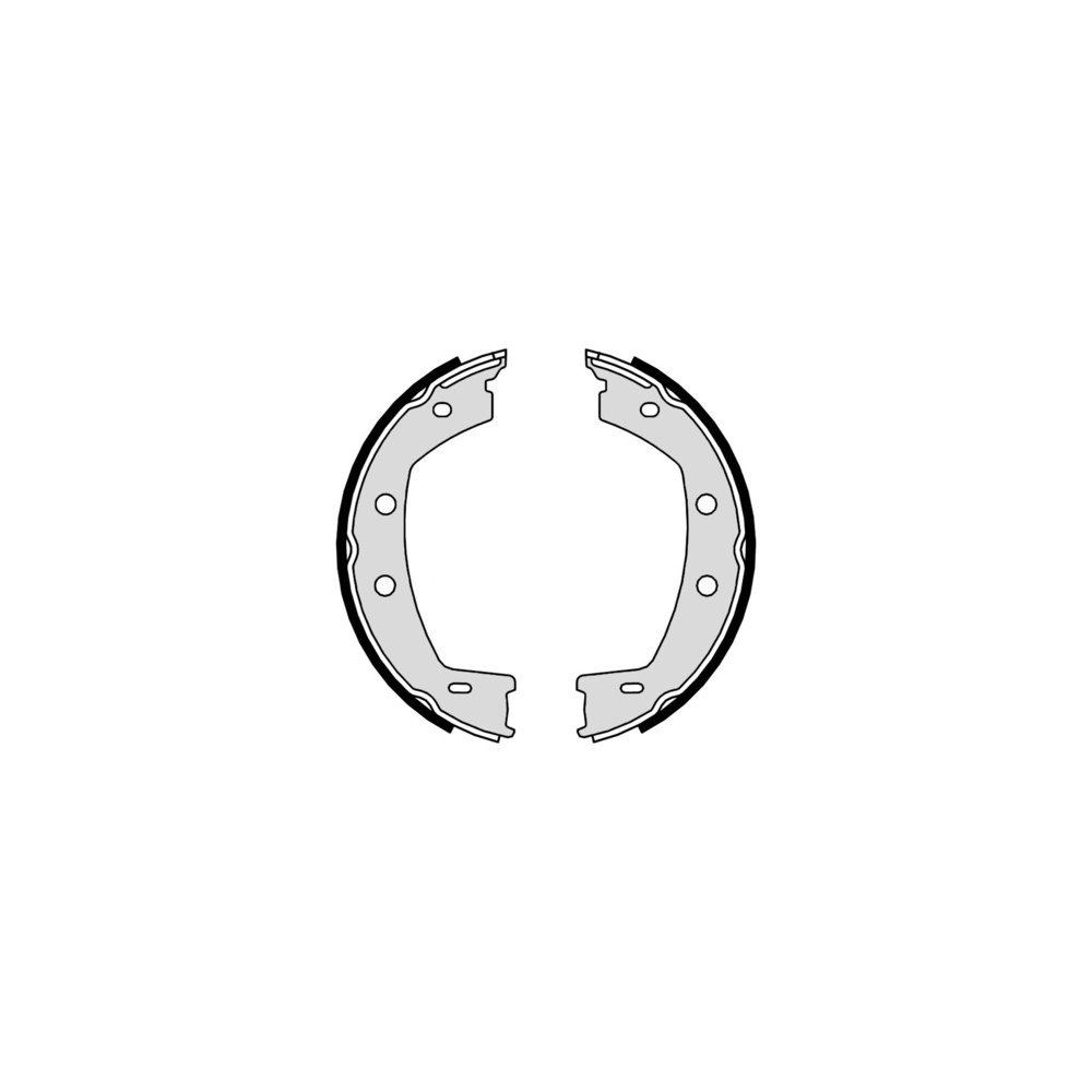 BREMBO Bremsbackensatz, Feststellbremse S44508