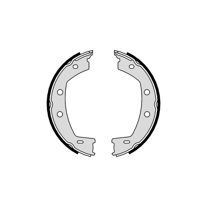 BREMBO Bremsbackensatz, Feststellbremse S44508