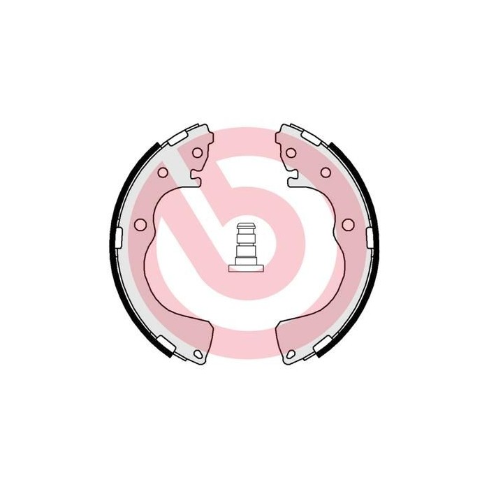 BREMBO Bremsbackensatz S49525