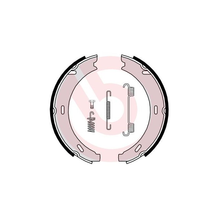 BREMBO Bremsbackensatz, Feststellbremse S50502