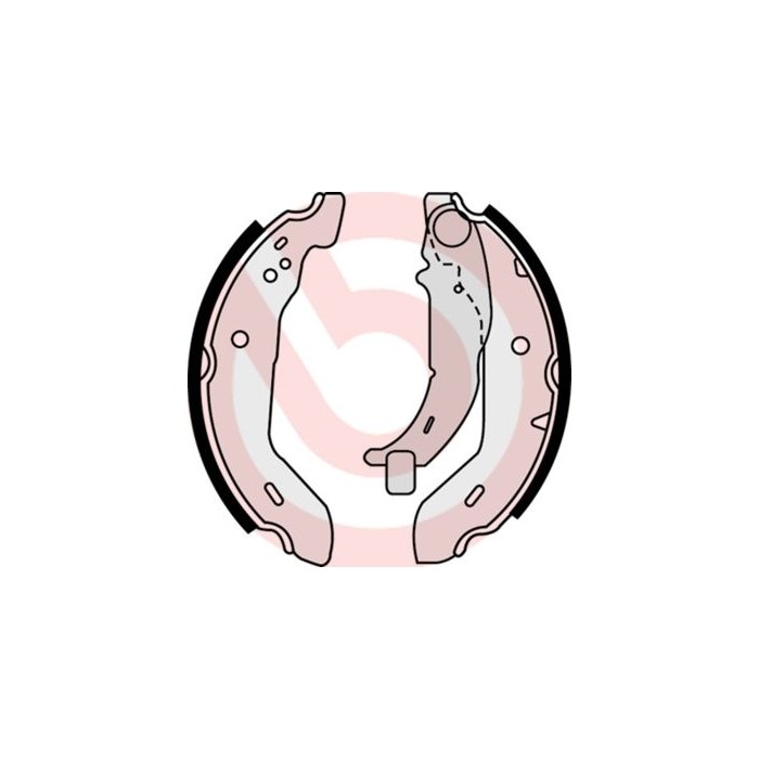 BREMBO Bremsbackensatz S50503