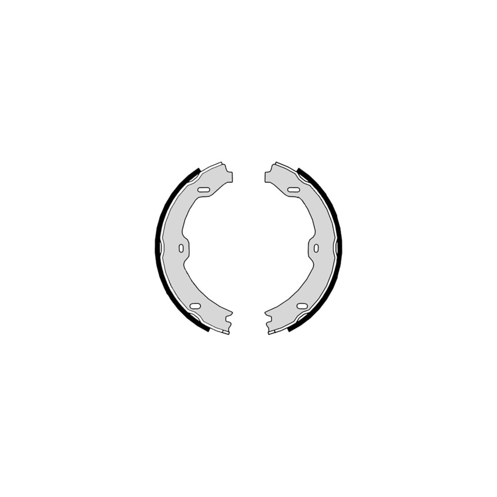 BREMBO Bremsbackensatz, Feststellbremse S50519