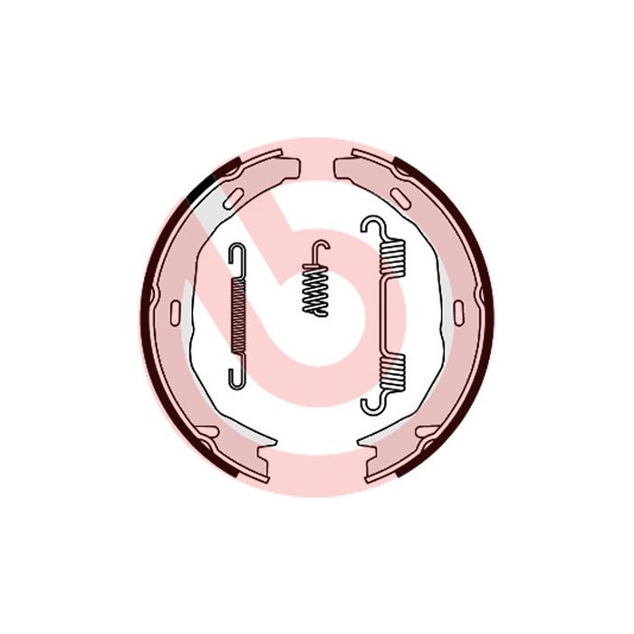BREMBO Bremsbackensatz, Feststellbremse S50522