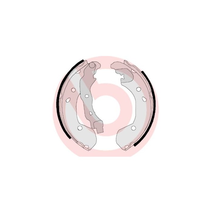 BREMBO Bremsbackensatz S56510