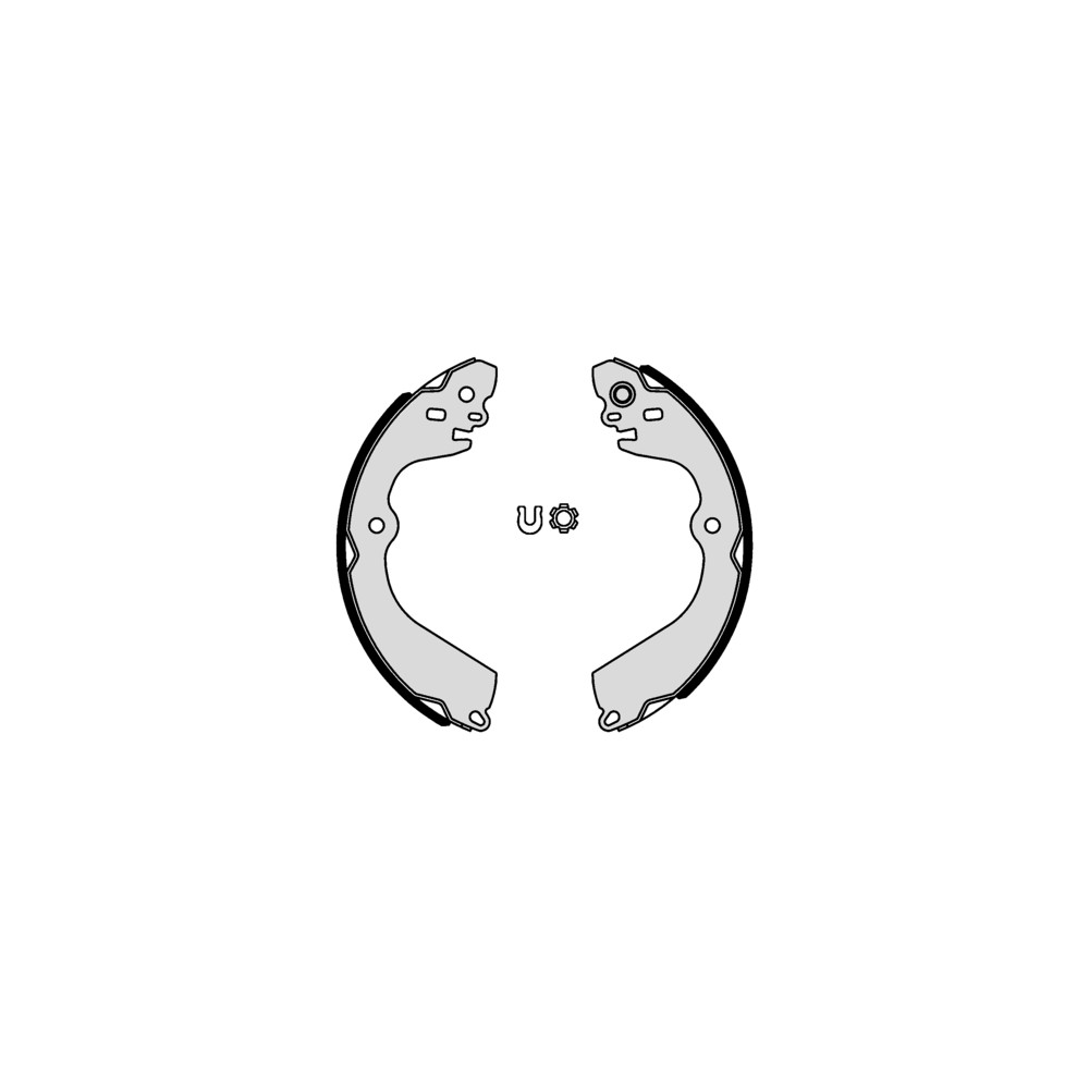 BREMBO Bremsbackensatz S56548