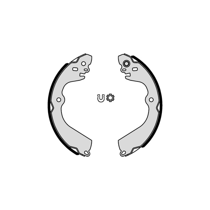 BREMBO Bremsbackensatz S56548