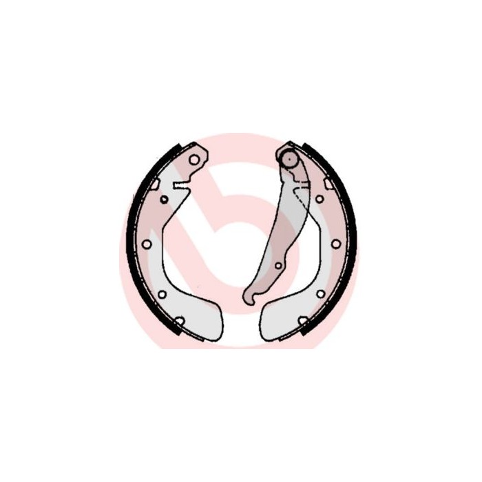 BREMBO Bremsbackensatz S59511