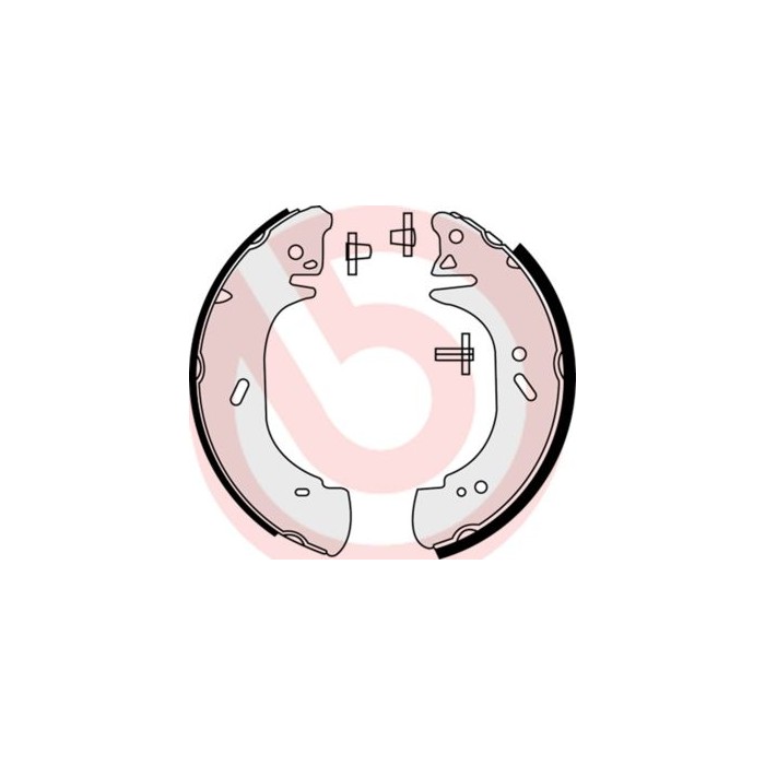 BREMBO Bremsbackensatz S59518