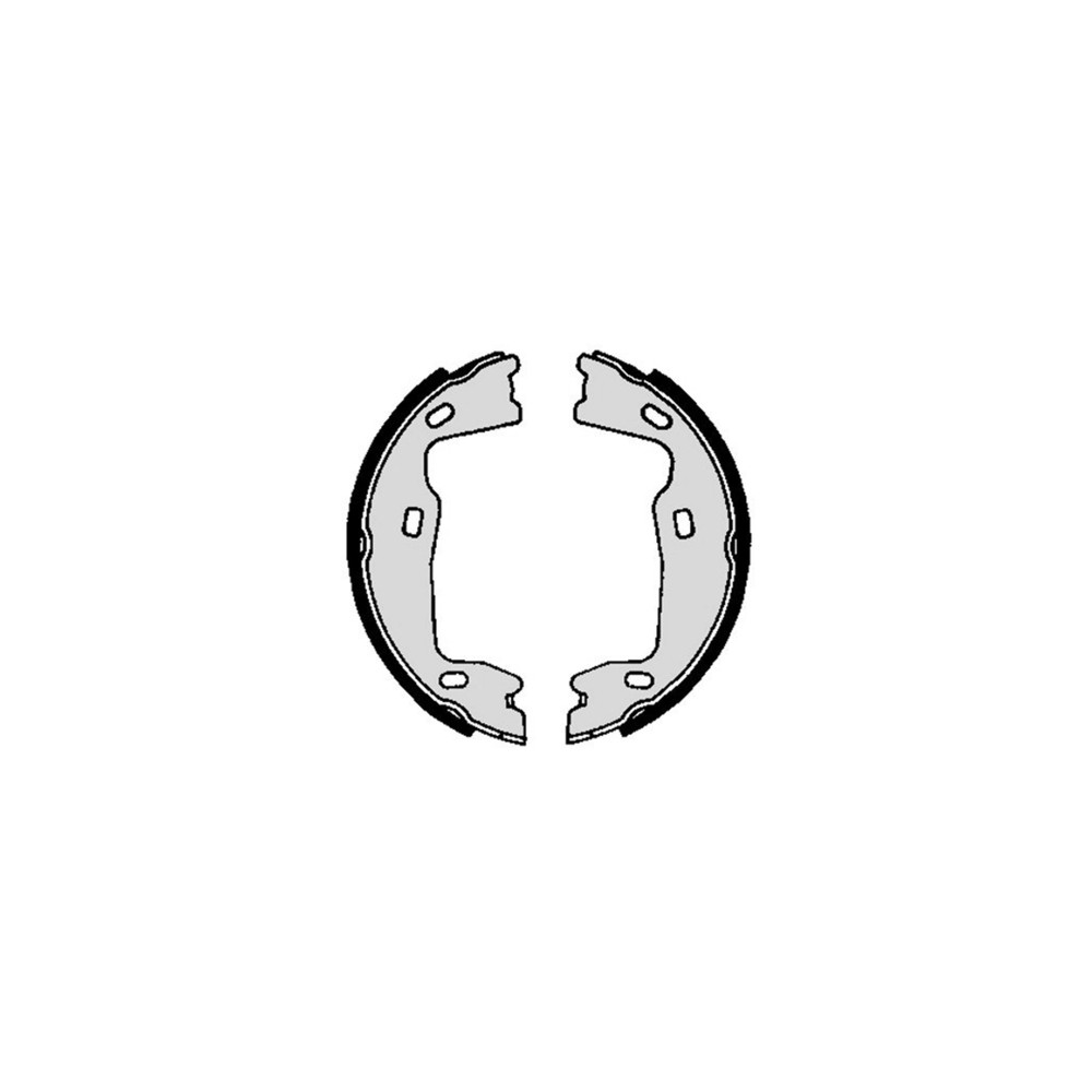 BREMBO Bremsbackensatz, Feststellbremse S59521