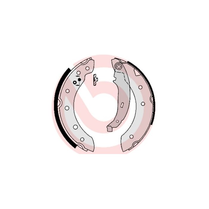 BREMBO Bremsbackensatz S61520