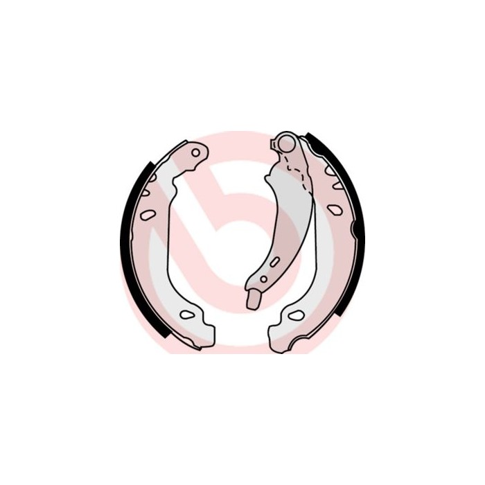 BREMBO Bremsbackensatz S61525