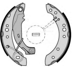 BREMBO Bremsbackensatz S61526