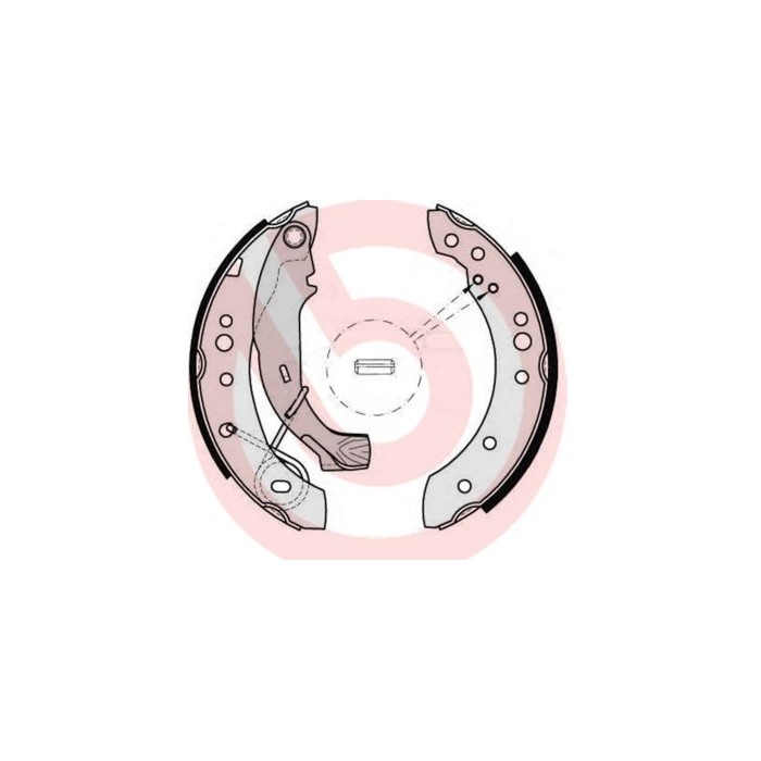 BREMBO Bremsbackensatz S61526