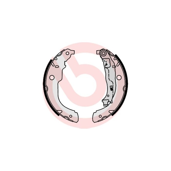 BREMBO Bremsbackensatz S61528