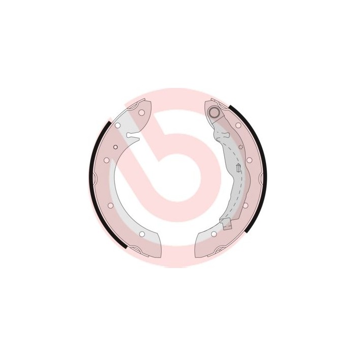 BREMBO Bremsbackensatz S68521