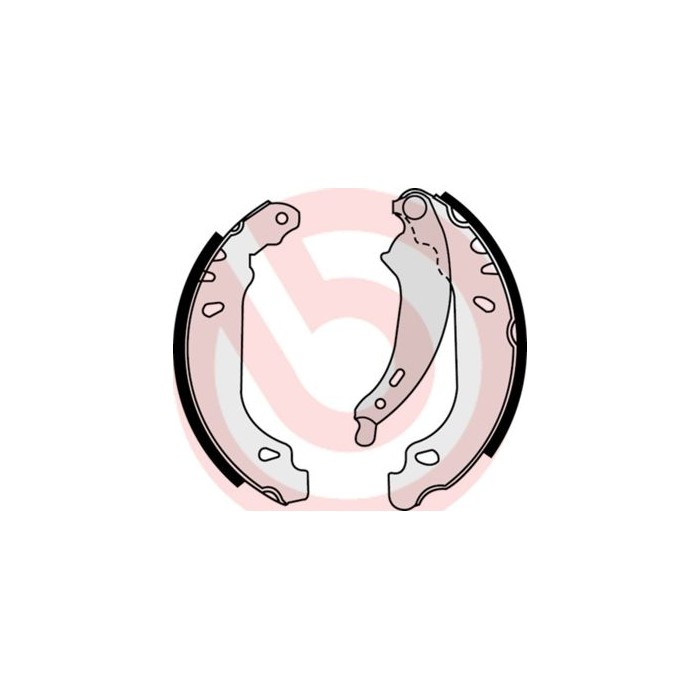 BREMBO Bremsbackensatz S68524