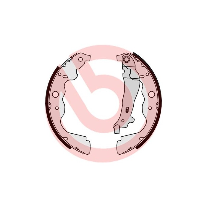 BREMBO Bremsbackensatz S68546