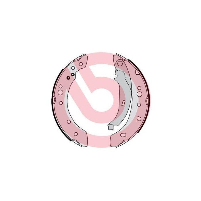 BREMBO Bremsbackensatz S68547