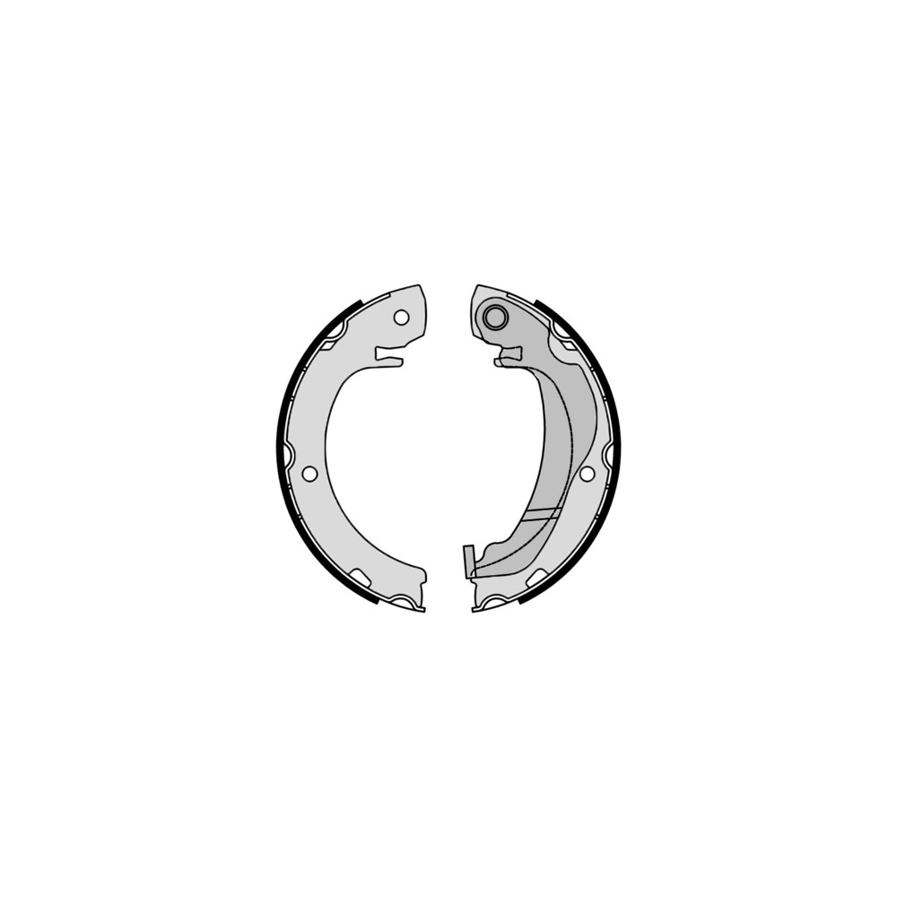 BREMBO Bremsbackensatz, Feststellbremse S83561