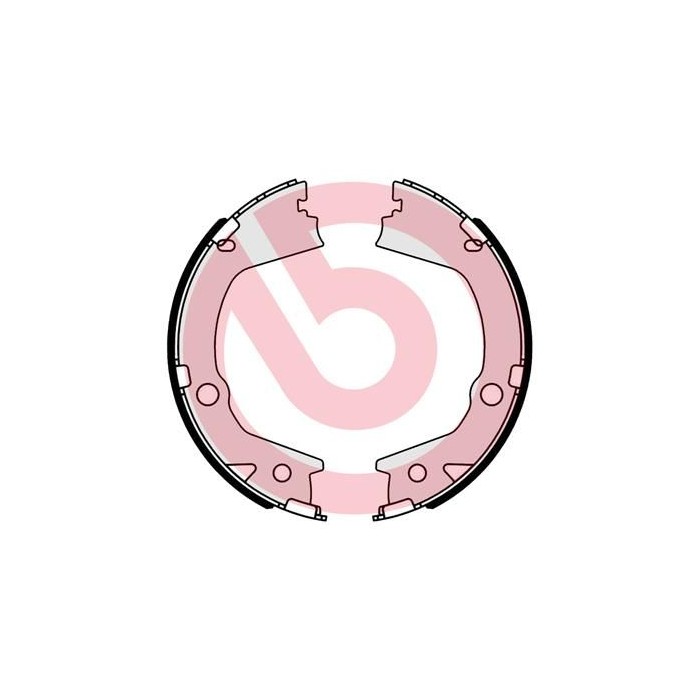 BREMBO Bremsbackensatz, Feststellbremse S77001