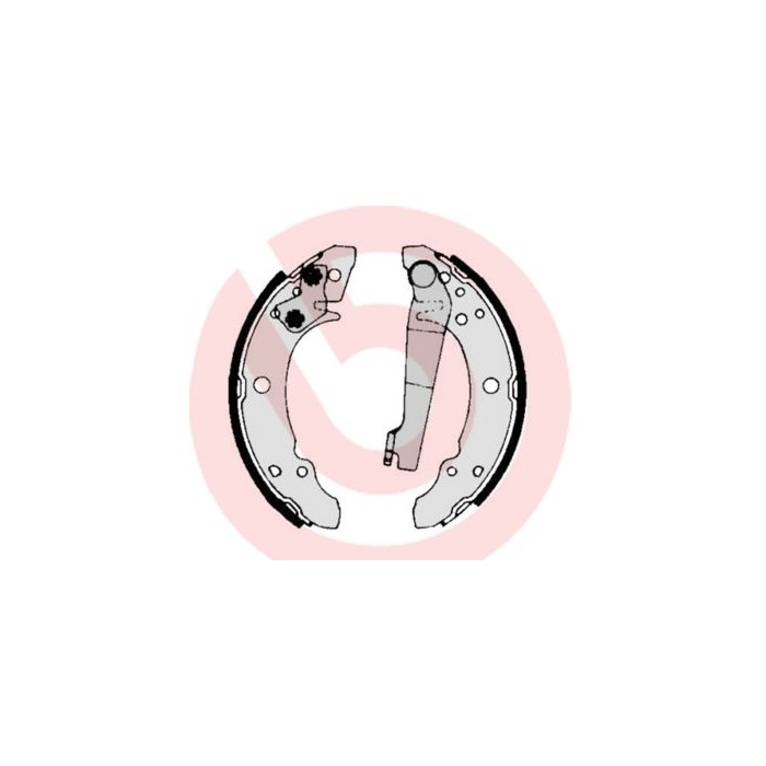 BREMBO Bremsbackensatz S85507