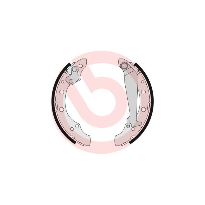 BREMBO Bremsbackensatz S85511