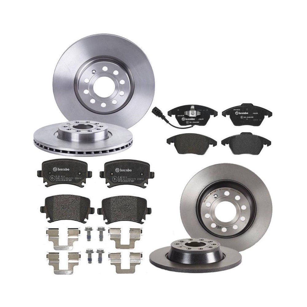 Brembo Bremsscheiben und Bremsbeläge für Audi