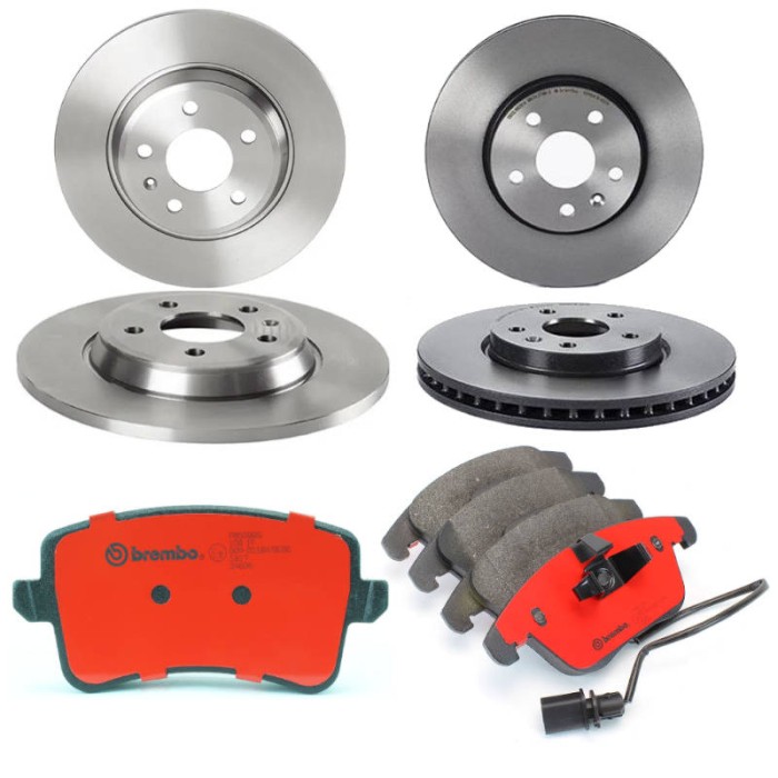 Bremsscheiben und Bremsbeläge Audi A4-A5