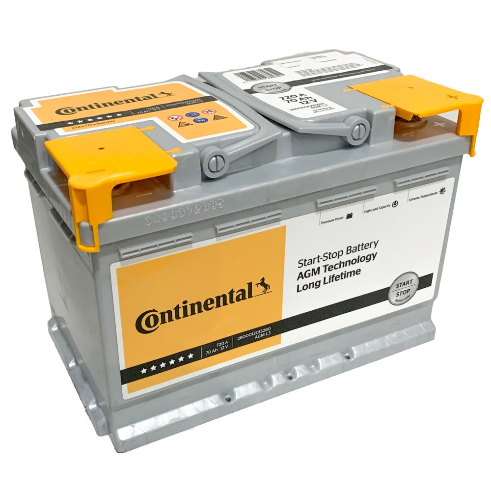 Starterbatterie, Continental  Agm Start&Stop 70Ah 720A