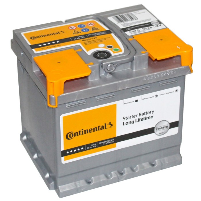 Starterbatterie Continental L1 55Ah 540A