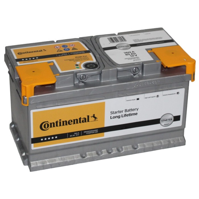 Starterbatterie Continental 85Ah 760A 12v