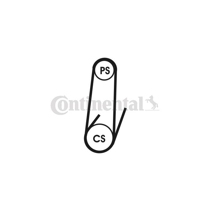 CONTINENTAL CTAM Keilrippenriemen 4PK1102ELAST