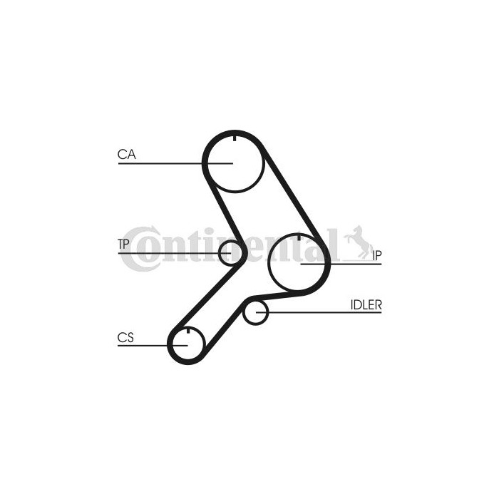 CONTINENTAL CTAM Zahnriemen CT611