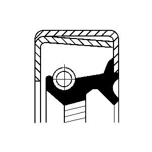 CORTECO Wellendichtring, Automatikgetriebe 12014316B
