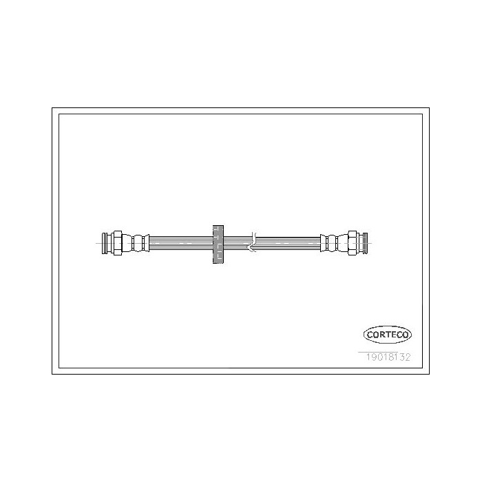CORTECO Bremsschlauch 19018132