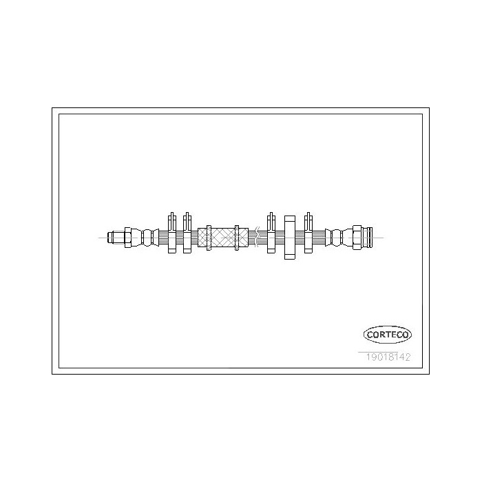 CORTECO Bremsschlauch 19018142