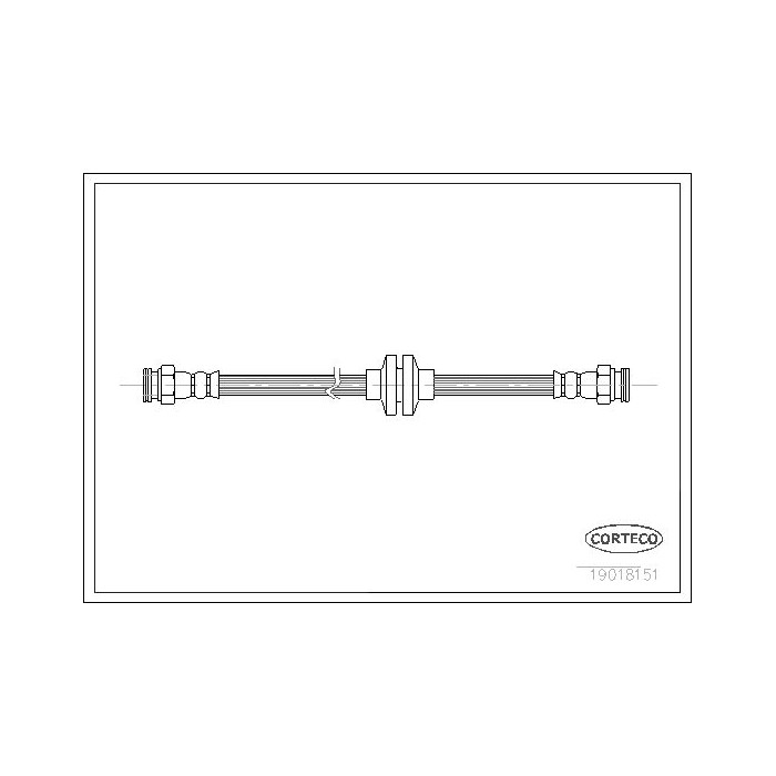 CORTECO Bremsschlauch 19018151