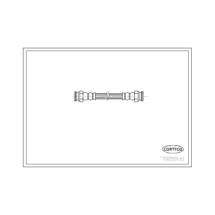 CORTECO Bremsschlauch 19020130